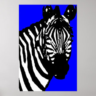 Poster zèbre.