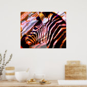 Poster Zèbre (Cuisine)