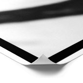 Poster Zèbre (Coin)