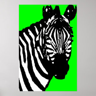 Poster zèbre.