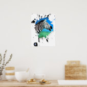 Poster zèbre (Cuisine)