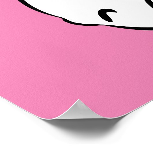 Poster Zèbre (Coin)