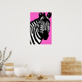 Poster zèbre. (Cuisine)