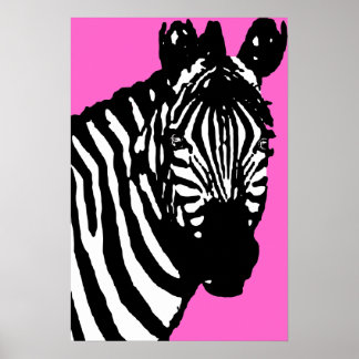 Poster zèbre.