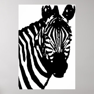 Poster zèbre.