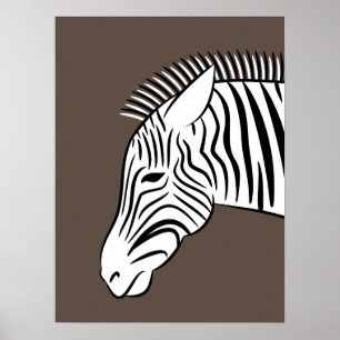 Poster Zèbre