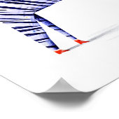 Poster Zèbre (Coin)