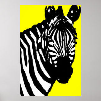 Poster zèbre.