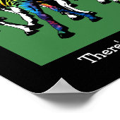 Poster Zèbre à cravate (Coin)