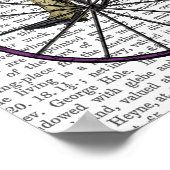 Poster Zèbre À Vélo (Coin)