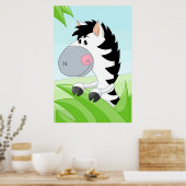 Poster Zèbre d'Afrique (Cuisine)