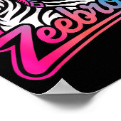 Poster Zeebros Cute Zebra Duo Design For Zebros Lovers  (Coin)