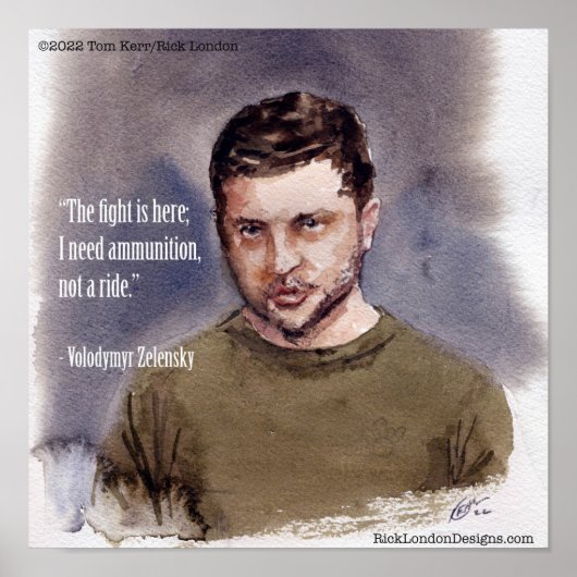 Poster Zelensky, Volodymir (Devant)