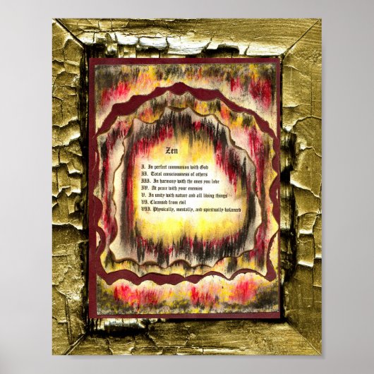 Poster Zen (Devant)