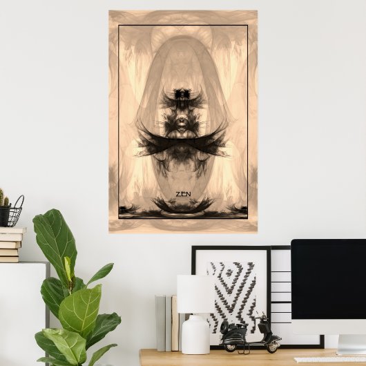 Poster Zen02 (Bureau à domicile)