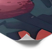 Poster Zen Anime - Lofi Wall Art pour les chambres (Coin)