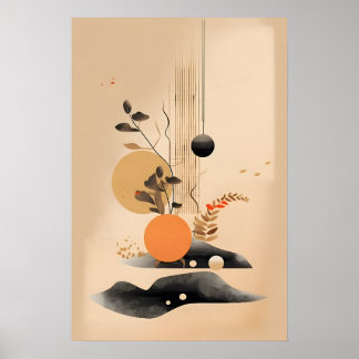 Poster Zen Art Japandi