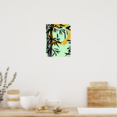 Poster Zen Bamboo Sun (Cuisine)