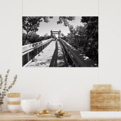 Poster Zen Boardwalk Canvas (Cuisine)