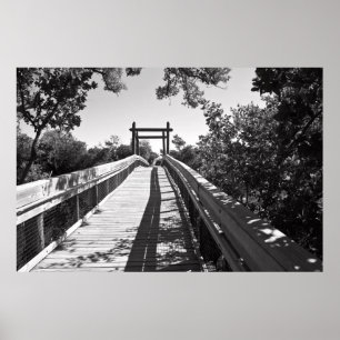 Poster Zen Boardwalk Canvas