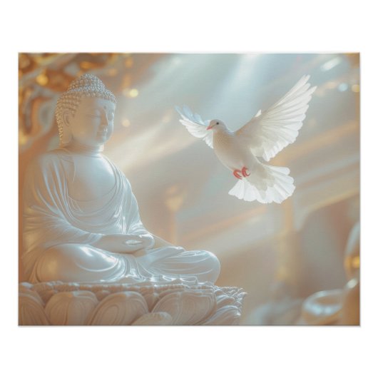 POSTER ZEN - BOUDDHISME - MÉDITATION (Devant)