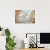 POSTER ZEN - BOUDDHISME - MÉDITATION (Bureau à domicile)