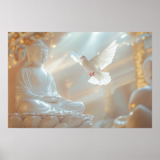 POSTER ZEN - BOUDDHISME - MÉDITATION (Devant)
