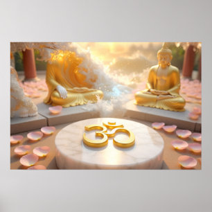 POSTER ZEN - BOUDDHISME - OM