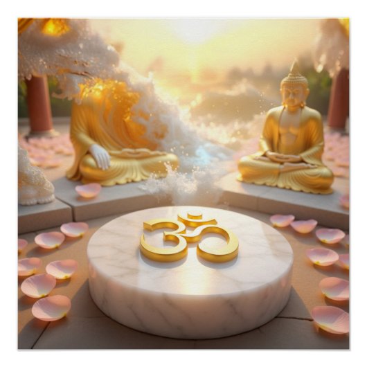 POSTER ZEN - BOUDDHISME - OM (Devant)