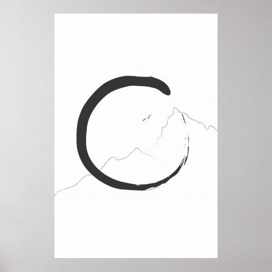 Poster Zen colossal (Devant)
