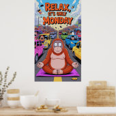 Poster Zen dans la voie rapide (Cuisine)