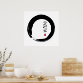 Poster Zen Enso avec "Artist" (Cuisine)