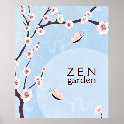 Poster Zen Garden (Devant)