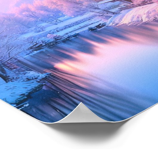 Poster Zen hiver (Coin)