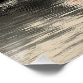 Poster Zen Monk Méditant Sunset Art - Impression minimali (Coin)