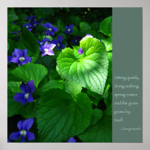 Poster Zen Proverb Quote