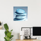 Poster Zen Rocks (Bureau à domicile)