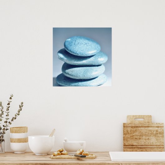 Poster Zen Rocks (Cuisine)