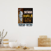 Poster ZEN THESIS LIVE @ Tiger Bar 2009 (Cuisine)