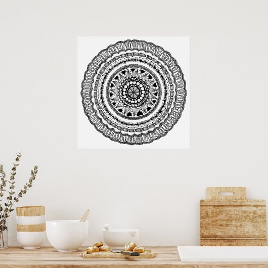 Poster Zendala "Queste" (Keuken)