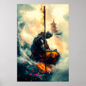 Poster Zenfire Monk - Le chemin des flammes éternelles (Devant)