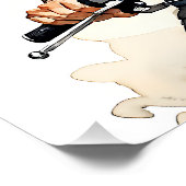 Poster « Zephyra » « Vento Dolce » – Vent Doux (Coin)