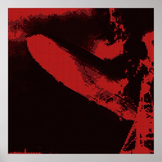 Poster Zeppelin de diode émettant de la lumière (Devant)