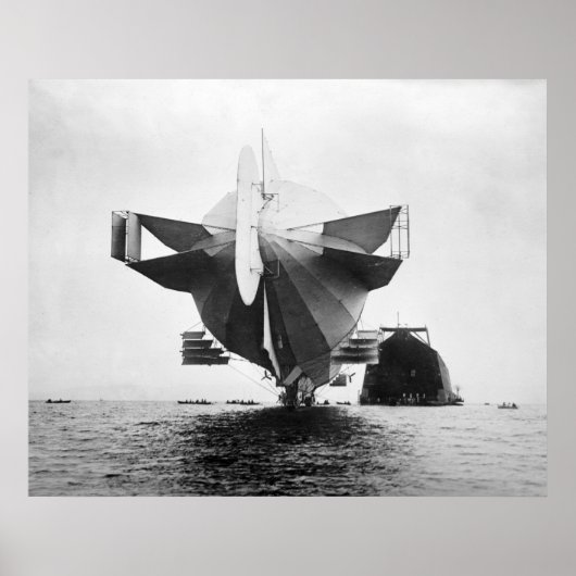 Poster Zeppelin Stern: 1908 (Devant)