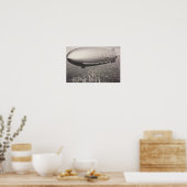 Poster zeppelin sur Manhattan (Cuisine)
