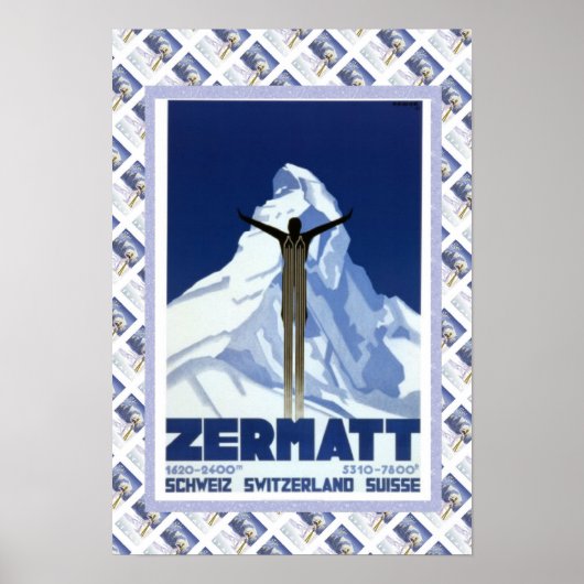 Poster Zermatt (Voorkant)
