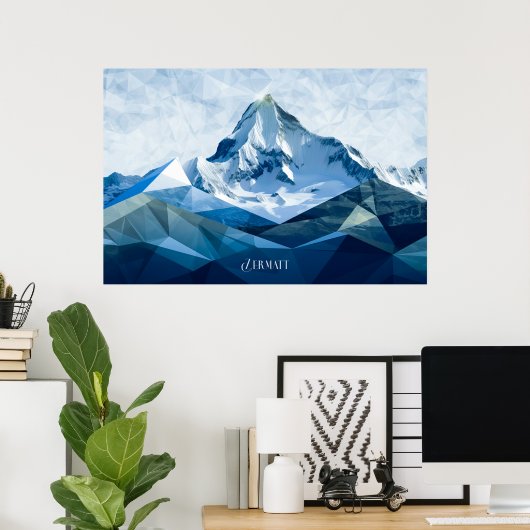 Poster Zermatt (Bureau à domicile)