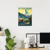 Poster Zermatt - Capturer le Cervin Majestueux (Bureau à domicile)