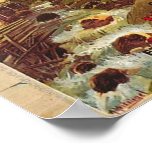 Poster Zermatt Schweiz Suisse Gornergratbahn (Coin)