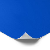 Poster Zéro absolu (couleur solide) (Coin)